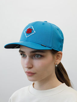 Бейсболка DJINNS арт. 6P TrueFit 2.0 New Diamond (синий)