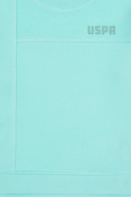 K_z _ocuk Ye_il Bisiklet Yaka Sweatshirt Sepette S_rpriz _ndirim - U.s. polo assn фото 4
