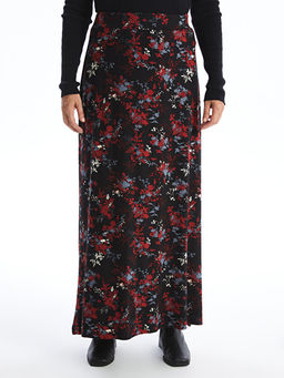 Beli Lastikli Desenli Kad?n Etek