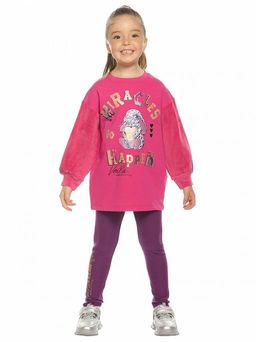 PELICAN, брюки для девочек, Пурпурный