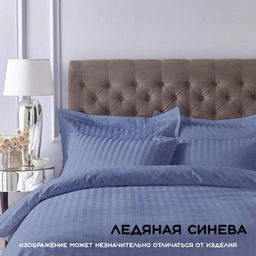 КПБ Страйп - сатин Фисташка 1,5-спальный - Хлопковый мир фото 15