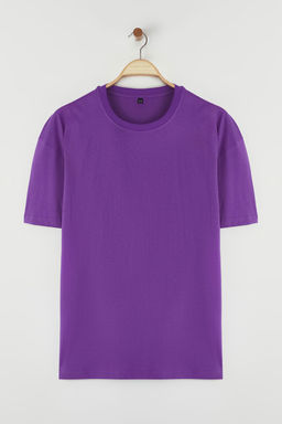 TRENDYOL MAN Gri Oversize/Genis Kesim Meyve S?rt Bask?l? %100 Pamuk T-Shirt TMNSS25TS00052 - Trendyolmilla фото 4