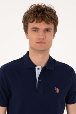 Erkek Slim Fit Polo Yaka Lacivert Basic Ti__rt Sepette S_rpriz _ndirim - U.s. polo assn фото 2