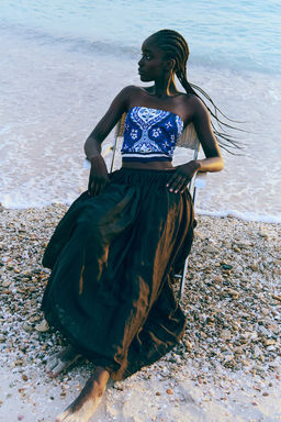 Top bandeau cropped - H&m фото 2