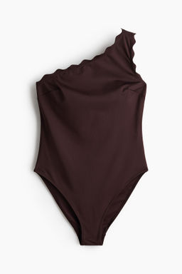 Traje de ba?o de un hombro con relleno