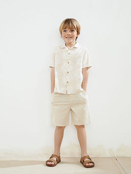 Beli Lastikli Cepli Erkek ?ocuk Keten ?ort