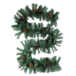 Гирлянда из елочных веток искусственная 2,7 метра 240 веток с шишками / WA-3 /уп 20/Новый год - Галеонтрейд фото 3