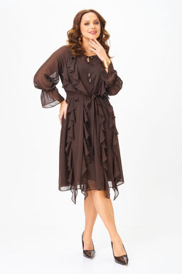 Платье BAGIRA ANTA 1091 шоколад фото 3