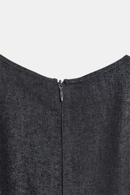 ZW COLLECTION DENIM MIDI DRESS - Zara фото 8