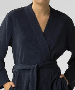 ATLANTIC SZL-002 Халат Towel Terry темно-синий  фото 3