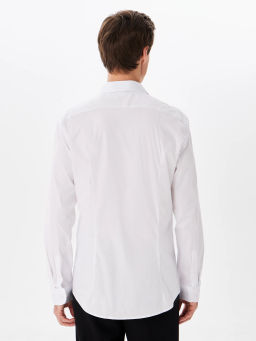 Сорочка мужская длинный рукав GREG 100/237/WH/ZVN STRETCH