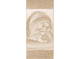 6с102.511ж2 Под пледом(лён3) Полотенце махровое 67х150см