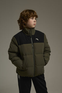 Пуховик короткий Зеленый Outdoor Down Jacket