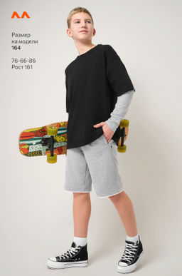 Шорты для мальчика из футера двухнитки Happyfox - Happy fox фото 11