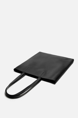 LEATHER TOTE BAG - Zara фото 2