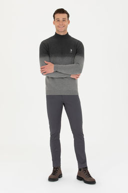 U. S. Polo Assn / Мужские брюки из плотной ткани антрацитового цвета - U.s. polo assn фото 15
