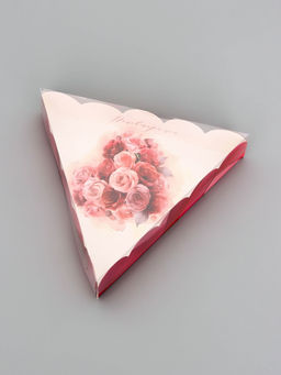 Цена за 5 шт. Коробка для печенья, Сердечко, 18?18?4 см