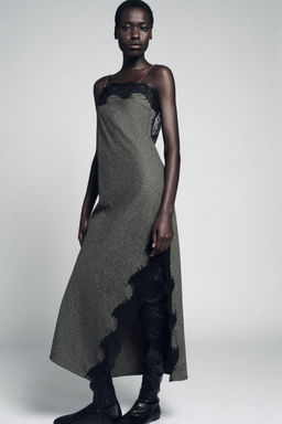 ZW COLLECTION LIMITED EDITION LACE WOOL DRESS