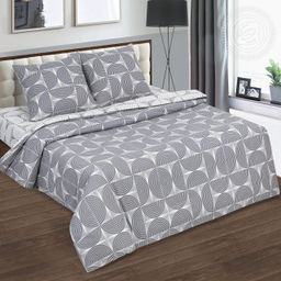 Постельное белье - Поплин Deluxe Резонанс Семейный