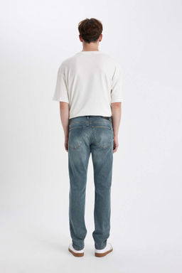 Pedro Slim Fit Джинсовые брюки узкого кроя с нормальной талией и узкими штанинами - Defacto фото 7