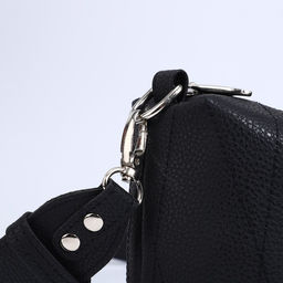 Сумка женская через плечо TEXTURA, средний размер, цвет чёрный  фото 5