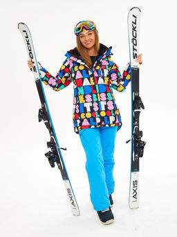 Женская горнолыжная сноубордическая куртка Alpha Endless Ultra Chaleur SNB 423/316_7 Разноцветный  фото 26