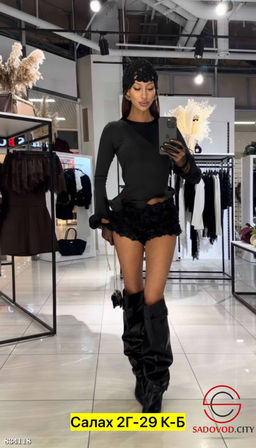 Лонгслив женский однотонный - Bruno фото 4