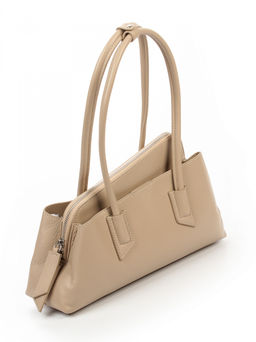 LACCOMA сумка АЛ3003-бежевый натуральная кожа хлопок  фото 4