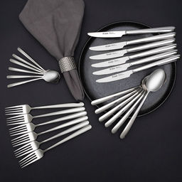 Набор столовых приборов TalleR TR-21665 24 предмета  фото 5