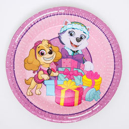 Посуда одноразовая бумажная на 6 персон «С днем рождения!», Щенячий патруль