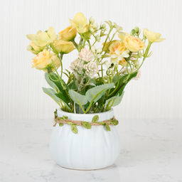 Цветочная композиция Розы 20 см/ 712-52 /уп 80/ - ГалеонТрейд фото 3