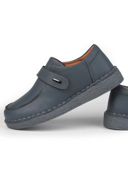 01-7581-3 BLUE Ботинки демисезонные женские (натуральная кожа) - Фабричный китай фото 10