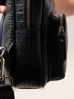 Сумка мужская Azaro 7071 синий кроко