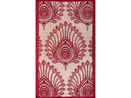 1с105.413ж1 Павлиний глаз (бордо) Полотенце махровое 50х30 см