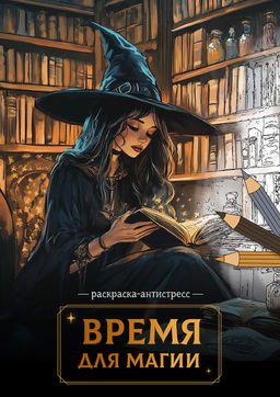 ФРЕЯ FCP-10 Раскраска-антистресс Время для магии 21 x 29.7 см 5 шт. .