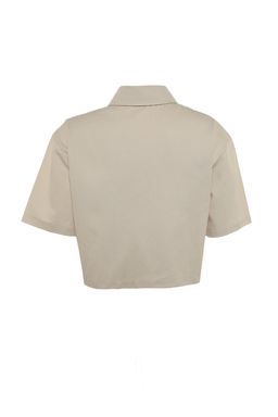 TRENDYOLMILLA Tas Cep Detayl? K?sa Kollu Regular Normal Kal?p Dokuma Gomlek TWOSS22GO0654  фото 7