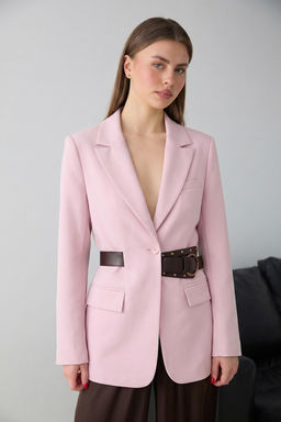 Tas Kendinden Kemerli Blazer Ceket TWOSS26BC00040 - Trendyolmilla фото 13