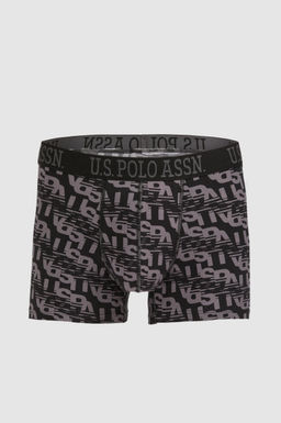 Erkek Siyah 3l_ Boxer Tak_m_
