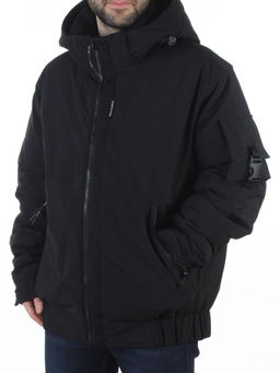 6317L BLACK Куртка мужская зимняя (200 гр. холлофайбер)