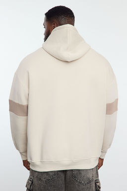 TRENDYOL MAN Tas Buyuk Beden Oversize/Genis Kesim Kapusonlu Ici Polarl? Sweatshirt TMNAW25AO00012 - Trendyolmilla фото 5