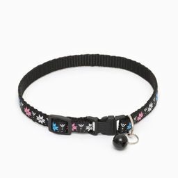 Ошейник двухслойный с фастексом Снежинка, 30 х 1 см, микс цветов - Пижон фото 2