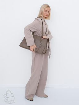 Сумка женская кожаная 1008C d.apricot Polina&Eiterou