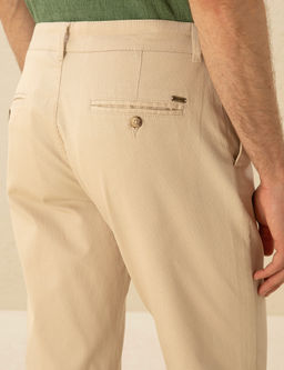 Bej Arm_rl_ Slim Fit Chino Pantolon