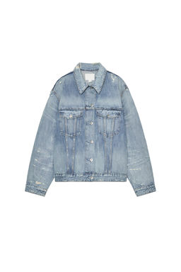 TRF RIPPED DENIM JACKET