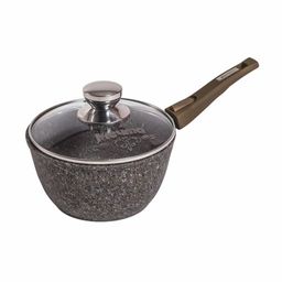 Ковш 1,7л АП "Premium" (mokko) со съемной ручкой и стеклянной крышкой арт. 082902 /Мечта/