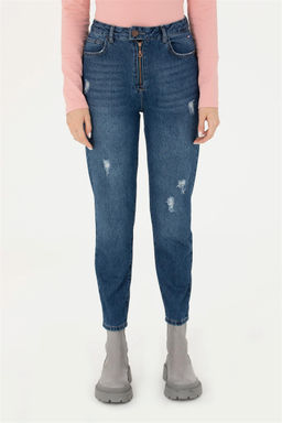 Женские темно-синие джинсовые брюки Неожиданная скидка в корзине - U.s. polo assn фото 2