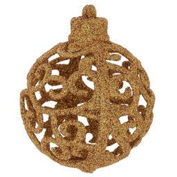 Набор из 6шт Украшение новогоднее "Шар", D 6 см, L6 W6 H7 см