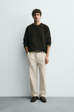 SOFT PLEATED TROUSERS