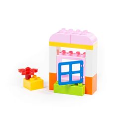 Конструктор Макси - Мини-Домик (21 элемент) (в коробке) - Полесье фото 4