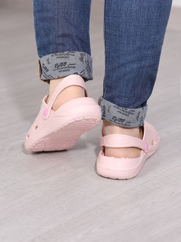 Сабо женские розовые